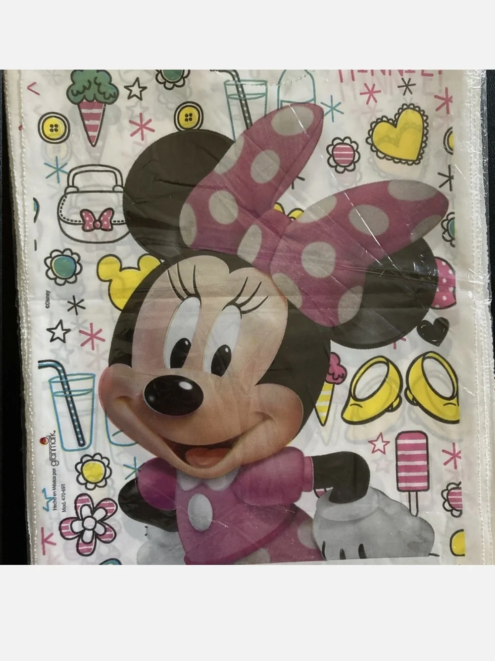 Disney Minnie Mouse Party Favor Bags in Pink and Yellow - 25 pc set